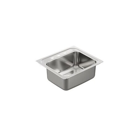 Moen 25"X22" Stainless Steel 18 Gauge Single Bowl Drop In Sink G181953